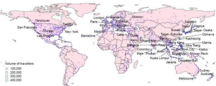 wuhan coronavirus risk map cities