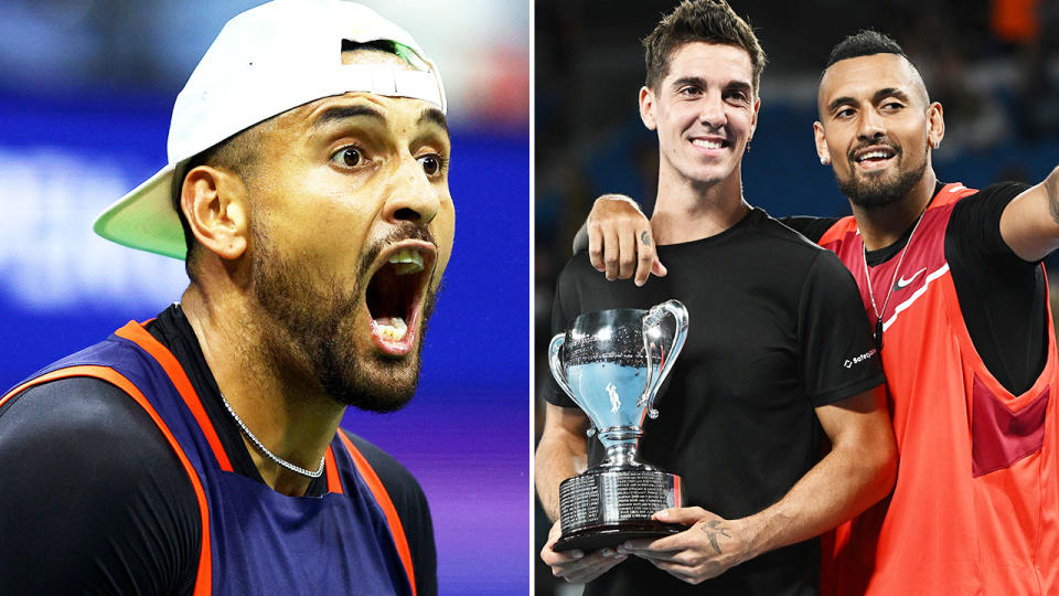 Nick Kyrgios and Thanasi Kokkinakis.