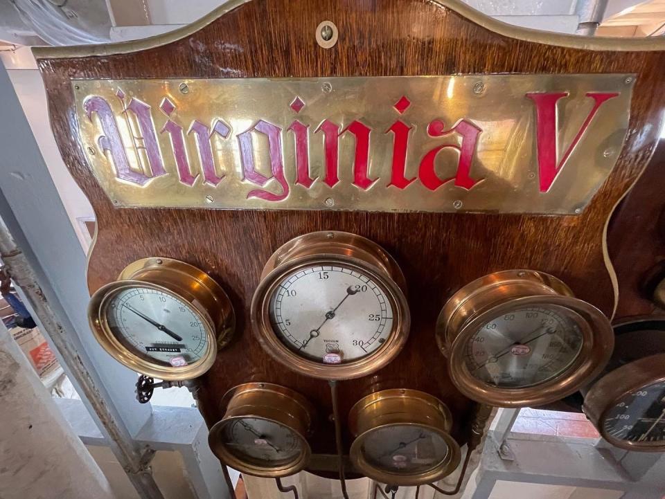 Inside the Virginia V, the only steamship that remains in operation in Puget Sound.