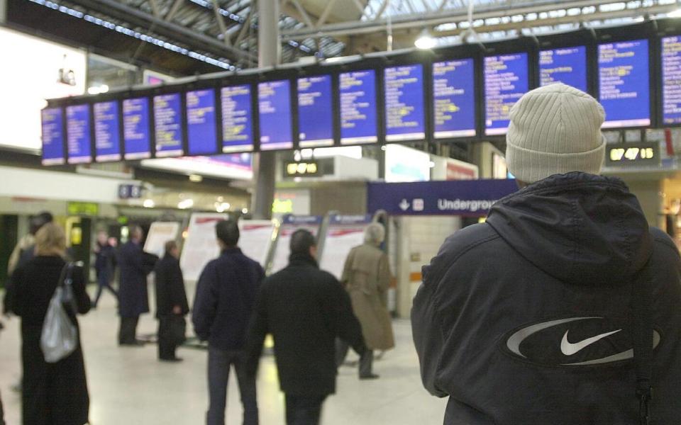 The five-day rail strike threatens to disrupt journeys for hundreds of thousands of commuters  - PA