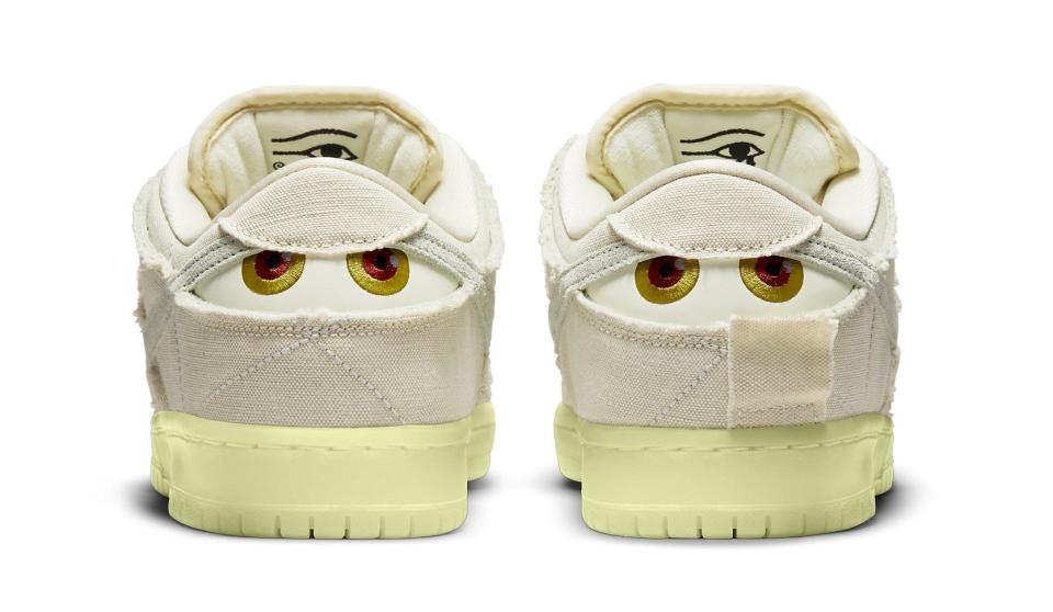 The heel’s view of the Nike SB Dunk Low “Mummy.” - Credit: Courtesy of Nike