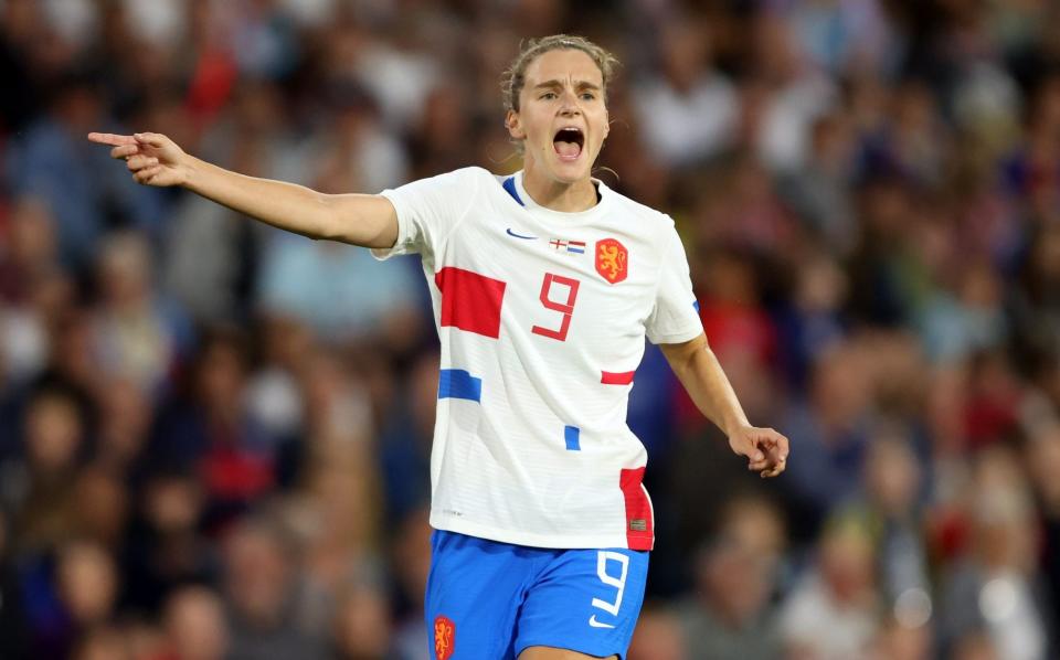 Vivianne Miedema of Netherlands during the Women's International friendly match between England and Netherlands at Elland Road on June 24, 2022 in Leeds , United Kingdom - GETTY IMAGES