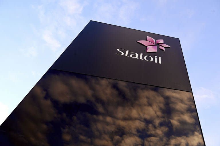 The logo of Statoil is pictured on January 17, 2013 in Stavanger, Norway as a hostage-taking at a Statoil gas plant in Algeria was announced on January 16. Algerian special forces on Thursday launched a rescue operation on a desert gas complex, killing fleeing Islamists and an unknown number of their hostages, the communication minister said