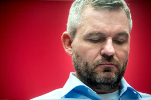 Slovakia's outgoing prime minister Peter Pellegrini has conceded defeat