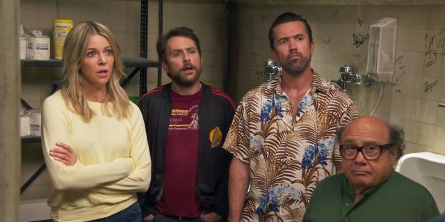 Charlie Day, Rob McElhenney, and Glenn Howerton in It's Always Sunny in  Philadelphia …