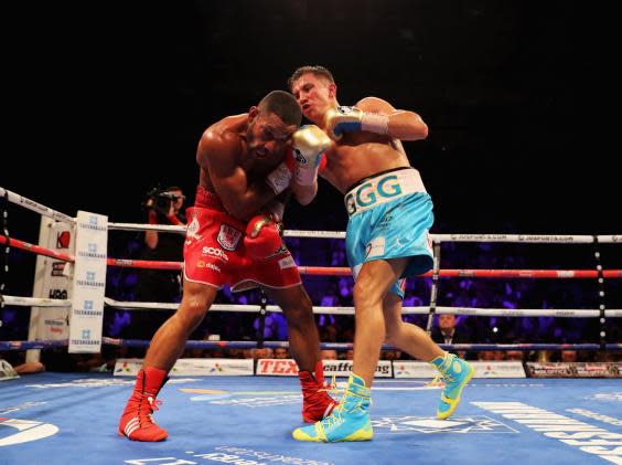 Golovkin made light work of Brook (Getty)