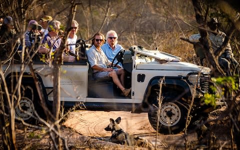 Richard Branson at Ulusaba - Credit: John Armstrong