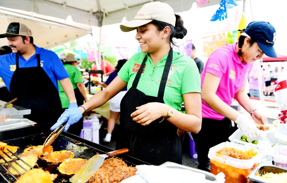 Kassandra Cruz from El Eden during the Taco Wars on Saturday April 27, 2024, at the Shreveport Municipal Auditorium in Downtown Shreveport.