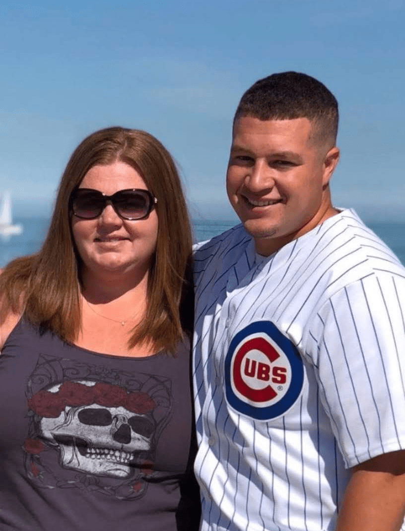 Tyler and his mother, Sandra Halsne. (Photo contributed by the family.)