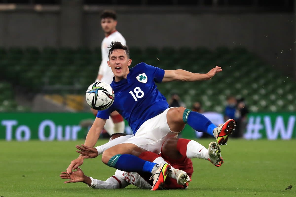 Jamie McGrath returned to Republic of Ireland action in Sunday night’s 1-0 friendly victory over Malta (Donall Farmer/PA) (PA Archive)