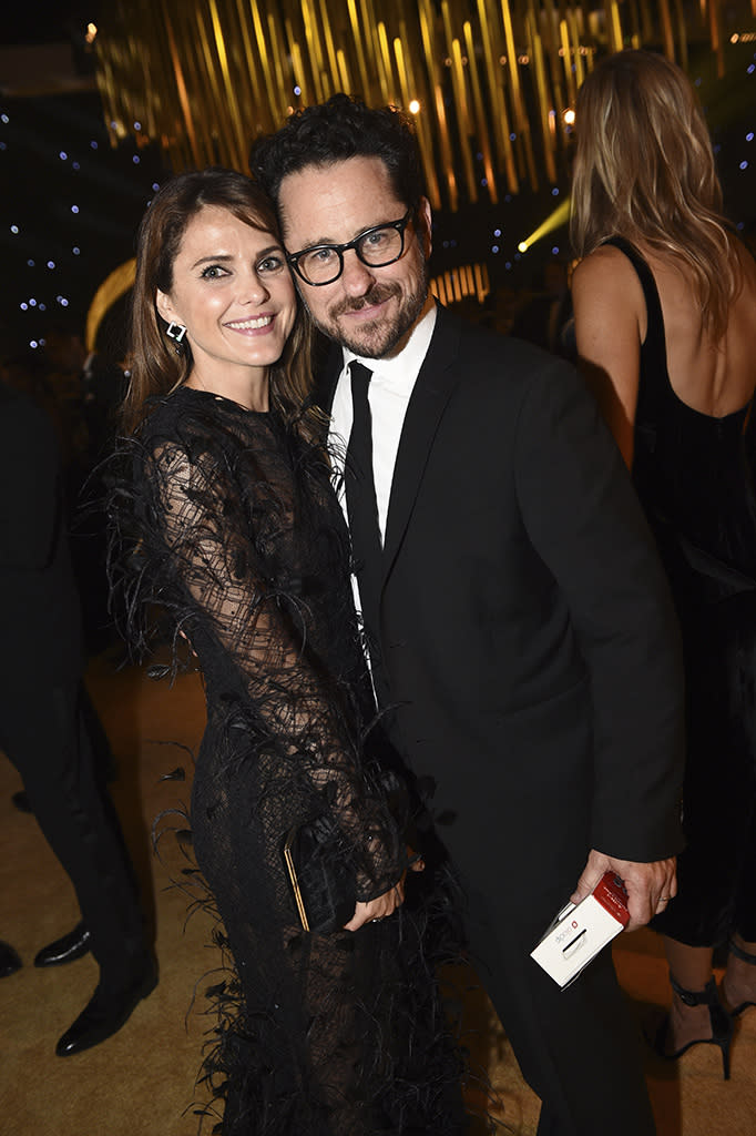 Keri Russell and J.J. Abrams