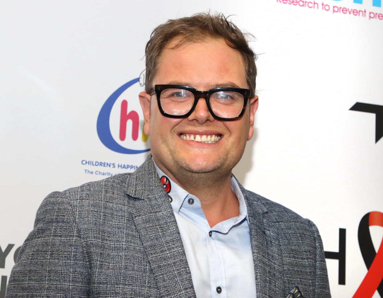 Comedian Alan Carr at the BGC Charity Day 2019 at Canary Wharf. (Photo by Keith Mayhew / SOPA Images/Sipa USA)