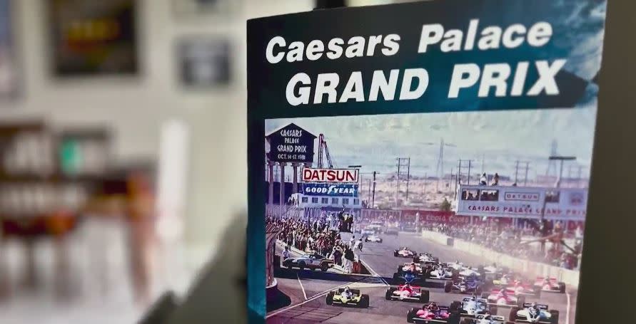 <em>Randy Cannon wrote a book about the 1981 Grand Prix race in Las Vegas. (KLAS)</em>