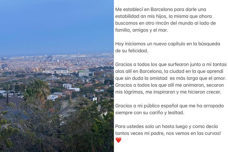 El mensaje que escribió Shakira en Twitter y las fotos que adjuntó