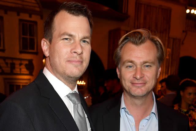 <p>Jeff Kravitz/FilmMagic</p> Jonathan Nolan and Christopher Nolan attend the premiere of HBO's "Westworld" after party on September 28, 2016 in Hollywood, California.