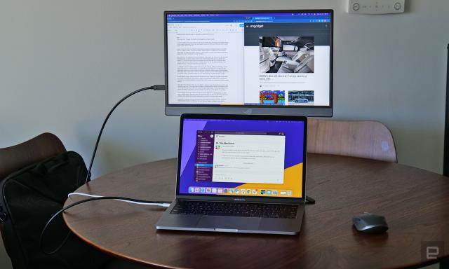 What we bought: How a portable monitor made working from home a