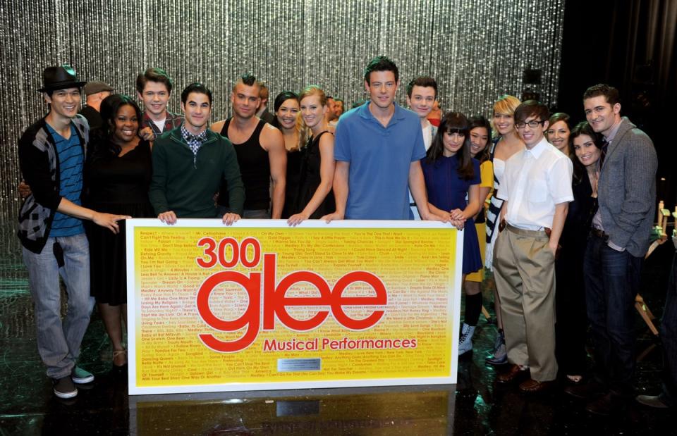 The cast of ‘Glee’ in 2011 (Getty Images)