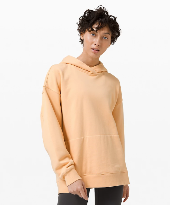 Perfectly Oversized Hoodie in ivory peach