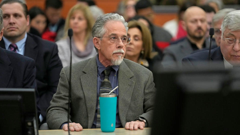 Terry Sanderson listens to the verdict in the trial over his 2016 ski collision with Gwyneth Paltrow. (Photo: AP Photo/Rick Bowmer, Pool) 
                                                                                                                                                                                               