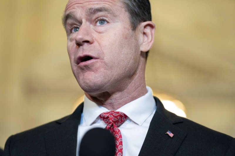 Sen. Todd Young, R-Ind., said Wednesday on social media the senate's AI "roadmap" is "the most comprehensive and impactful bipartisan recommendations" on AI "ever issued" by the United States government's legislative branch. File photo by Bonnie Cash/UPI