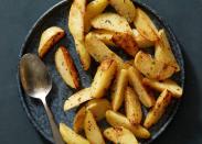 <p>Tangy and bright from generous amounts of lemon, a batch of these flavorful potatoes are great served with any number of <a href="https://www.delish.com/cooking/g4016/greek-food-recipes/" rel="nofollow noopener" target="_blank" data-ylk="slk:Greek;elm:context_link;itc:0" class="link ">Greek</a>-inspired dishes. Looking to bring the flavors of your Aegean vacation home? Try these potatoes served alongside a lamb souvlaki, <a href="https://www.delish.com/cooking/recipe-ideas/a30876085/vegetarian-moussaka-recipe/" rel="nofollow noopener" target="_blank" data-ylk="slk:vegetarian moussaka;elm:context_link;itc:0" class="link ">vegetarian moussaka</a>, or <a href="https://www.delish.com/cooking/recipe-ideas/a27260344/greek-shrimp-recipe/" rel="nofollow noopener" target="_blank" data-ylk="slk:Greek shrimp;elm:context_link;itc:0" class="link ">Greek shrimp</a>.</p><p>Get the <strong><a href="https://www.delish.com/cooking/recipe-ideas/a39440405/greek-lemon-potatoes-recipe/" rel="nofollow noopener" target="_blank" data-ylk="slk:Greek Lemon Potatoes recipe;elm:context_link;itc:0" class="link ">Greek Lemon Potatoes recipe</a></strong>.</p>