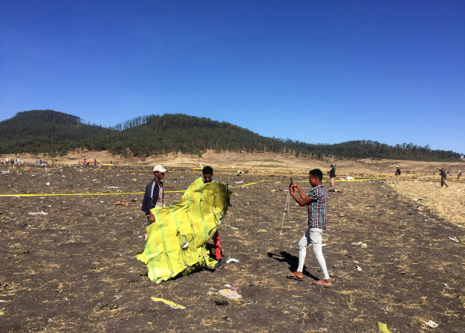 <em>The plane crashed just six minutes after taking off from Addis Ababa (Picture: REUTERS/Tiksa Negeri)</em>