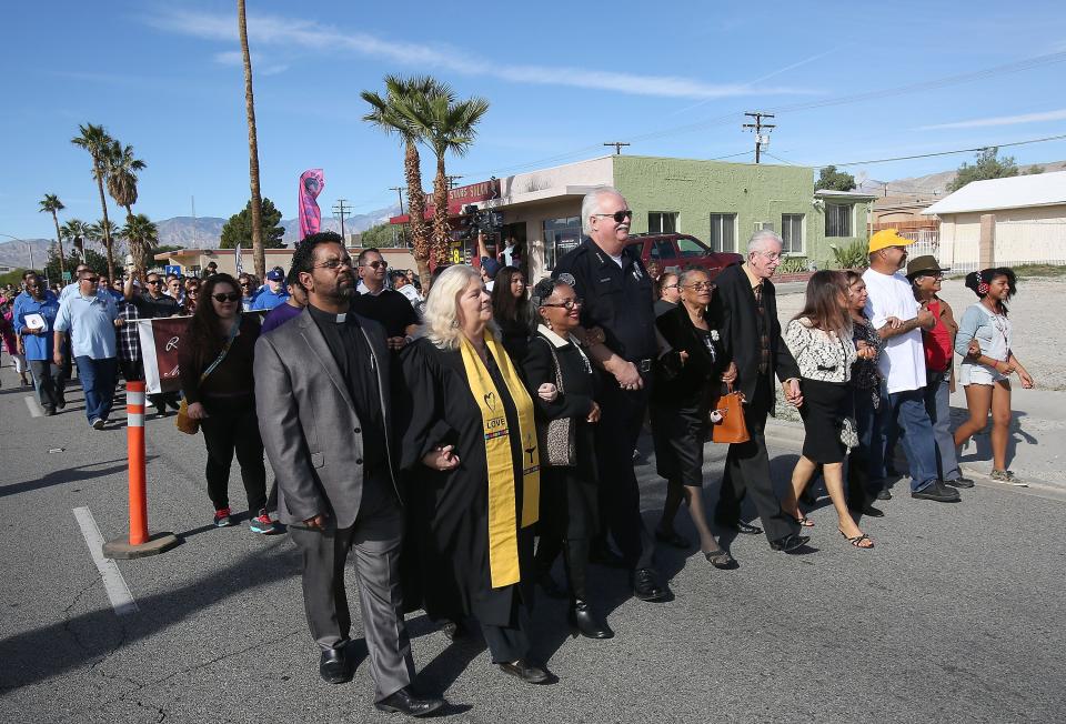 Community leaders hope Monday’s walk will help bring together residents in Desert Hot Springs.