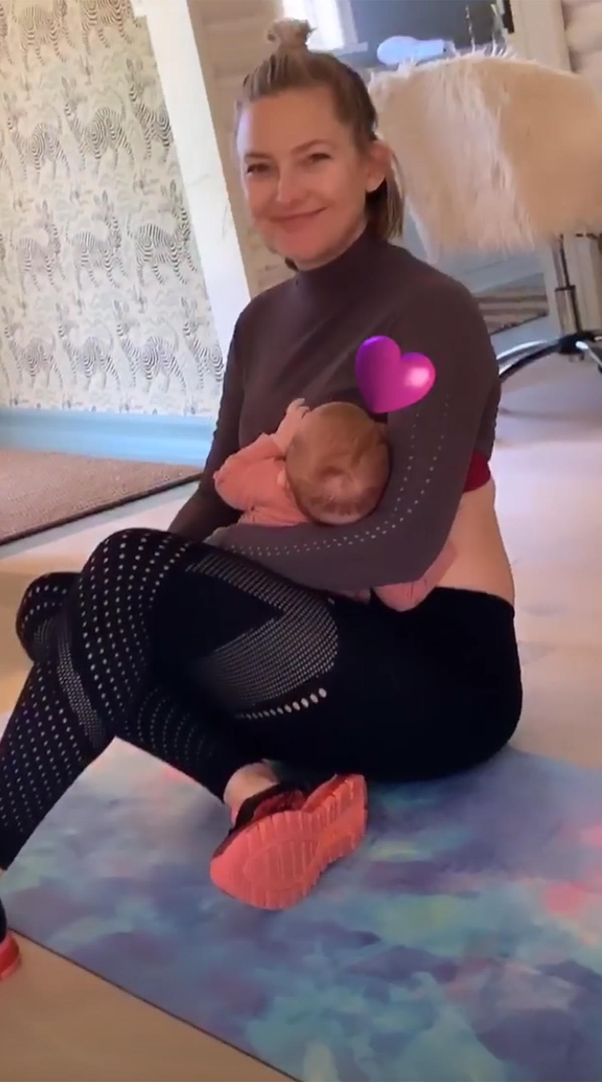 Kate Hudson Breastfeeds Mid Workout After Clarifying Comment About 