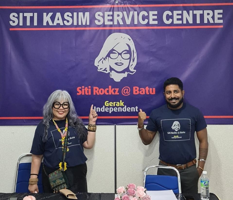 Siti Kasim said that SKSC aims to provide a safe space for residents of the Batu constituency to express their concerns without difficulty or delay. — Picture courtesy of Gerak Independent