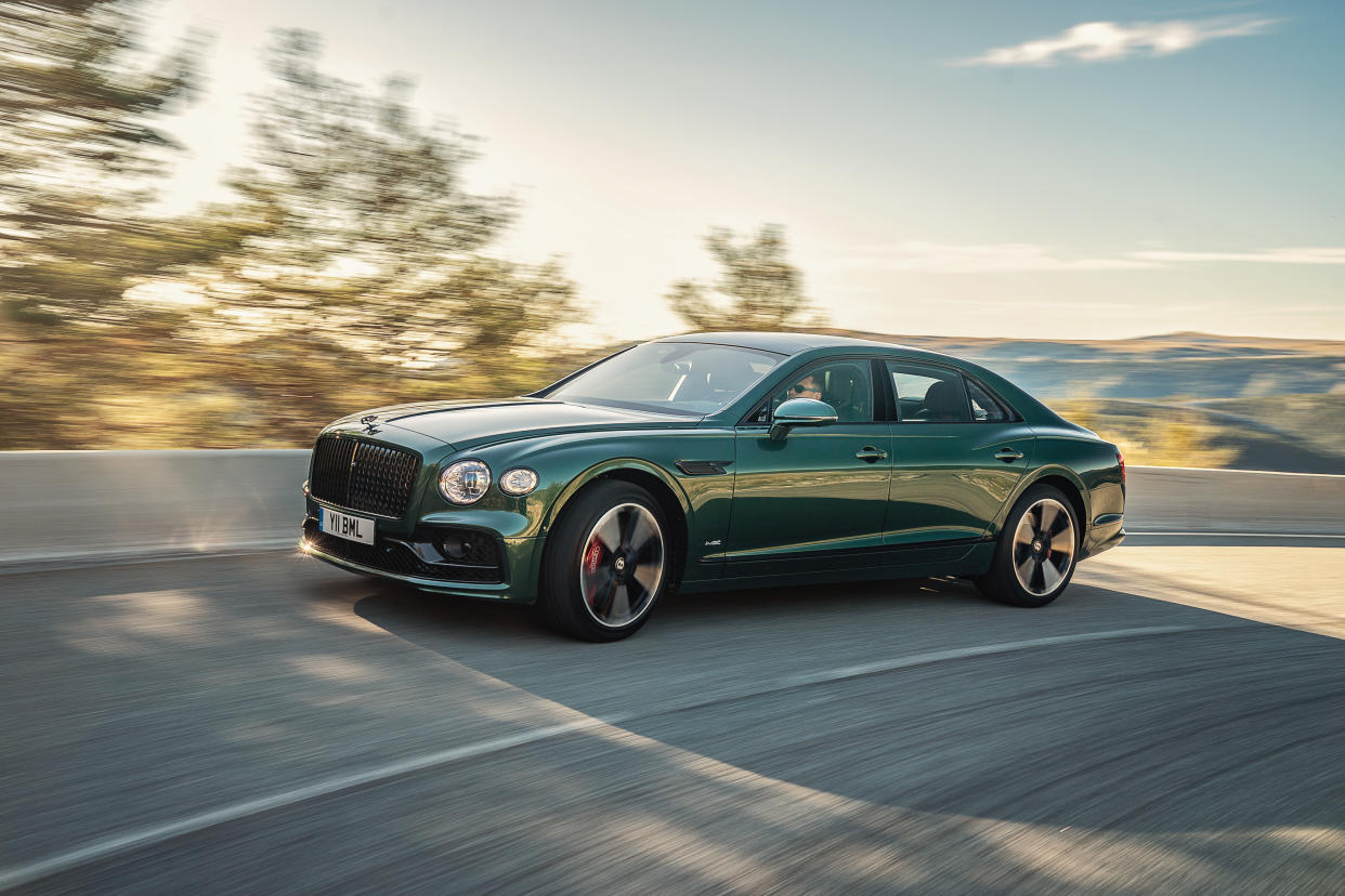 Despite large proportions the Flying Spur manages to look sleek