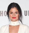 <p>The actress was <em>très chic</em> with this French-inspired look — red lips, rosy cheeks and messy bun — at the 2015 City of Hope's Spirit of Life Awards Gala in Santa Monica, CA, on Nov. 5, 2015. </p>