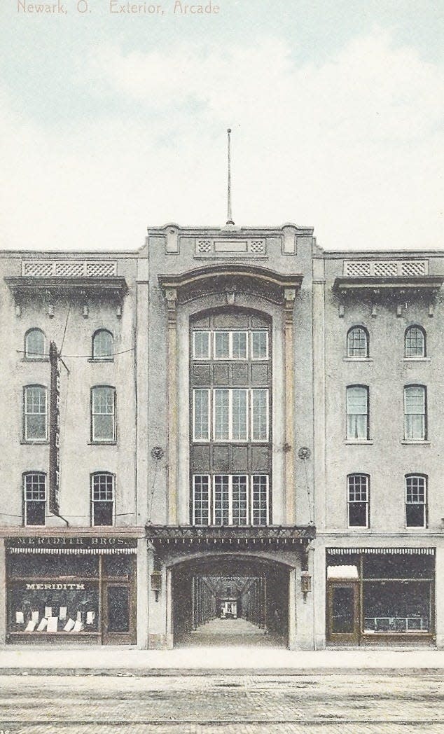 The original facade of The Arcade.