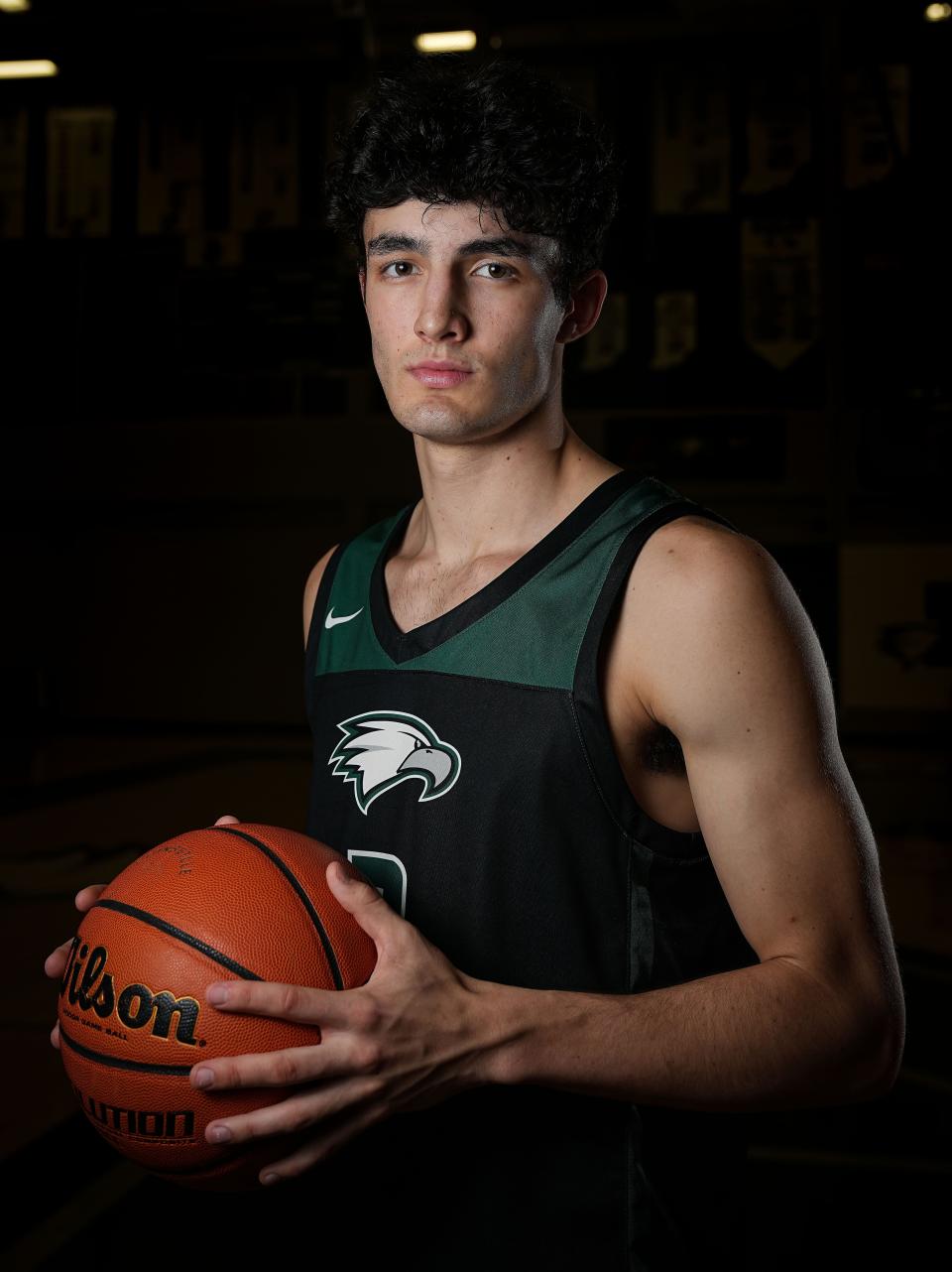 Zionsville Logan Imes (2) poses for a photo Wednesday, Nov 9, 2022 at Zionsville Community High School in Zionsville.