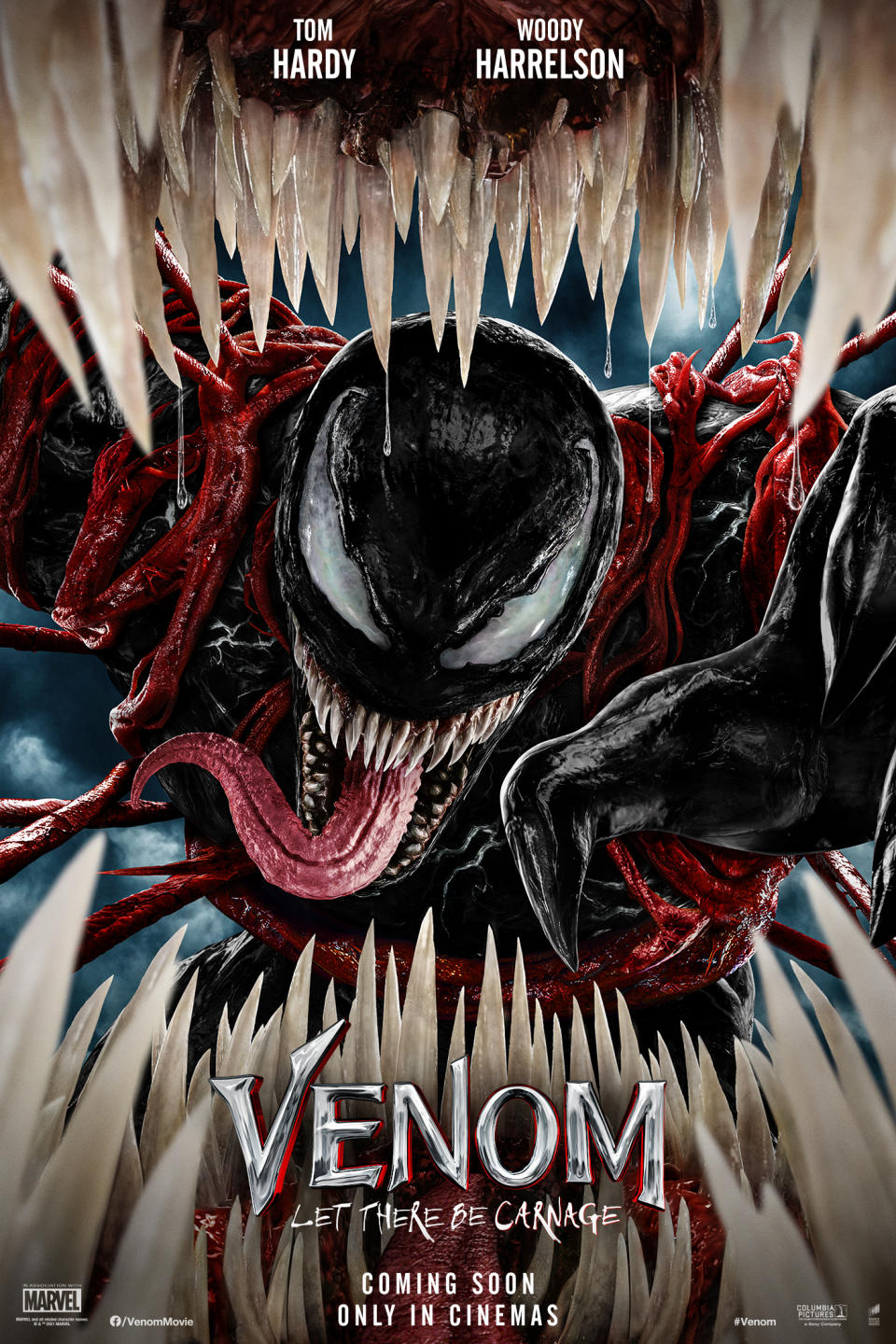 The poster for Venom: Let The Be Carnage (Sony Pictures)