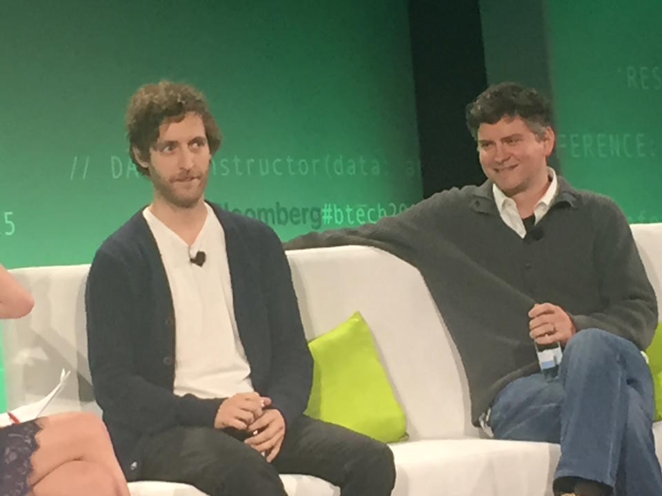 Thomas Middleditch and Mike Schur