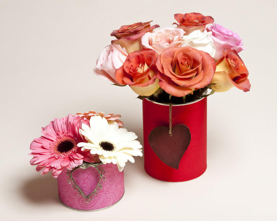 Pre-ordering flowers can be the cause of many a headache. To avoid the hassle, run over to the grocery store and pick up some flowers to arrange yourself. And if you're worried about ruining the bouquet, <a href="http://www.huffingtonpost.com/2013/02/11/valentines-day-bouquet-idea-inexpensive_n_2662103.html?utm_hp_ref=huffpost-home&ir=HuffPost%20Home#slide=2091712">we've got you covered with this tutorial</a>.  Head over to <a href="www.huffingtonpost.com/news/valentines-day-ideas">Valentine's Day ideas</a> for more inspiration.