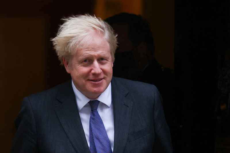 British PM Johnson meets with Abu Dhabi's Crown Prince in London