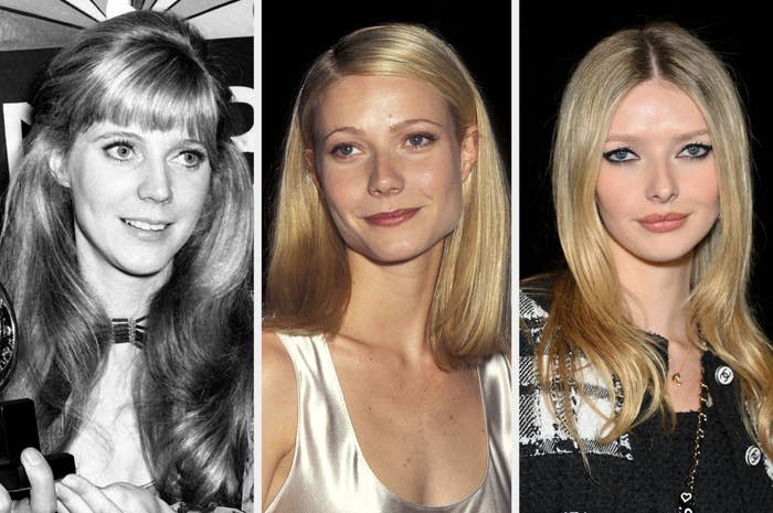 Blythe Danner, Gwyneth Paltrow, and Apple Martin