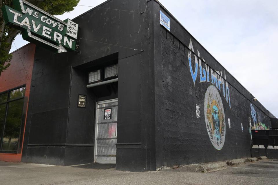 McCoy’s Tavern, which was damaged by a nearby dumpster fire on Sept. 2, is asking for financial assistance, according to the fundraising site Go Fund Me. sbloom@theolympian.com/Steve Bloom