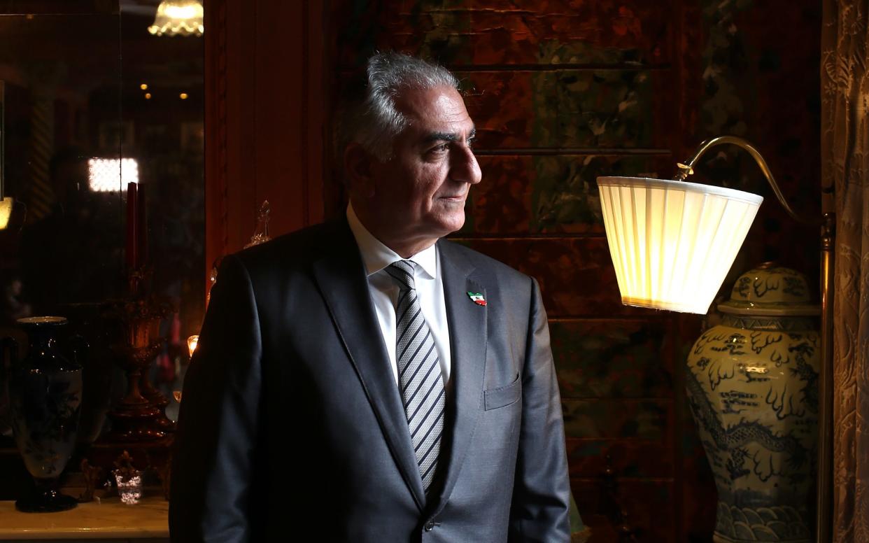 Crown Prince Reza Pahlavi, son of the last shah of Iran