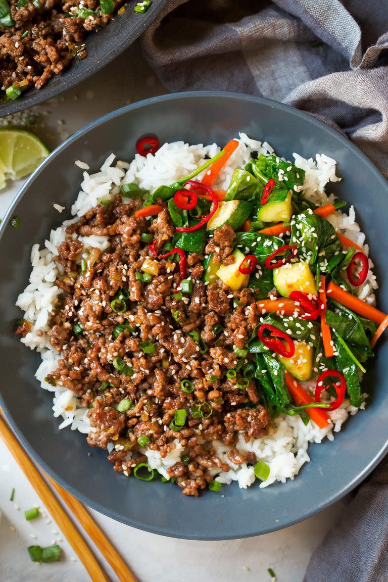 Korean Beef Bowls