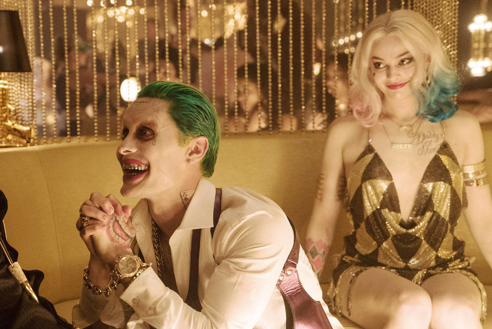 Margot Robbie and Jared Leto (‘Suicide Squad,’ 2016)