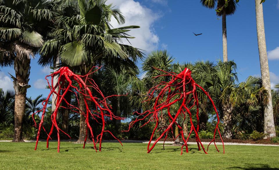 The "Roots: Power of the Unseen" exhibit runs through Sept. 6 at Naples Botanical Garden, featuring artist Steve Tobin and his Nature Underground series. Enjoy the Philadelphia native's 12 soaring sculptures throughout the Garden.