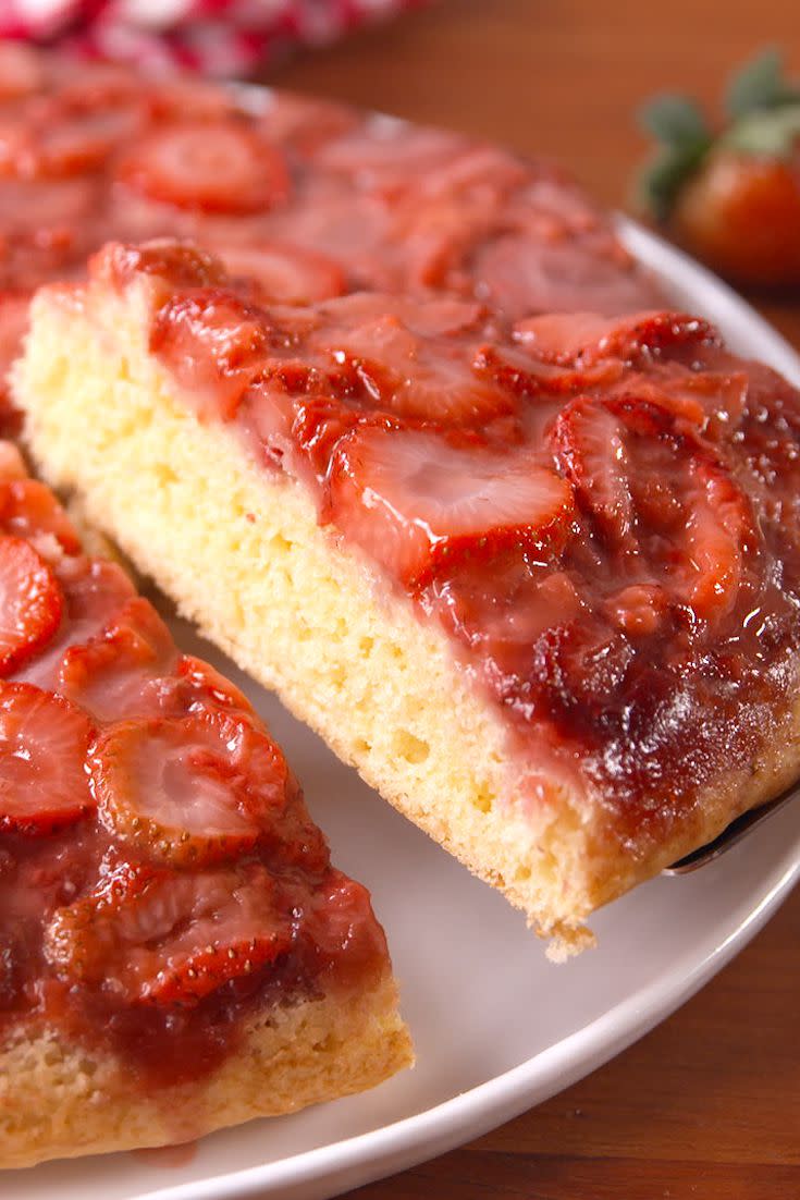 Strawberry Upside Down Cake