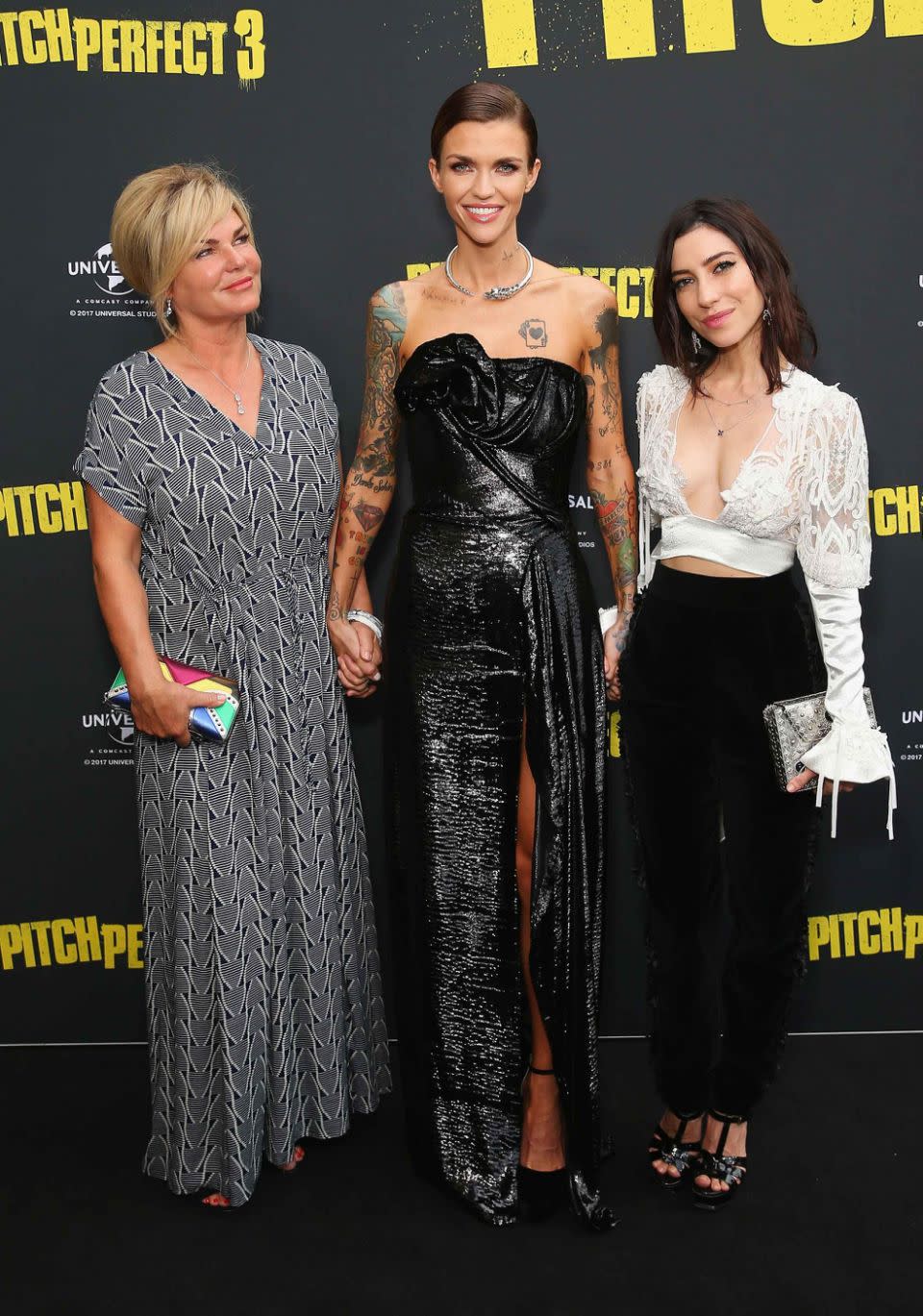 The actress was also joined by her mother. Source: Getty