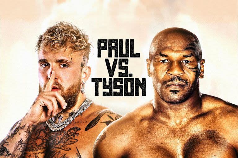 Jake Paul y Mike Tyson, protagonistas de un combate a realizarse el 20 de julio próximo