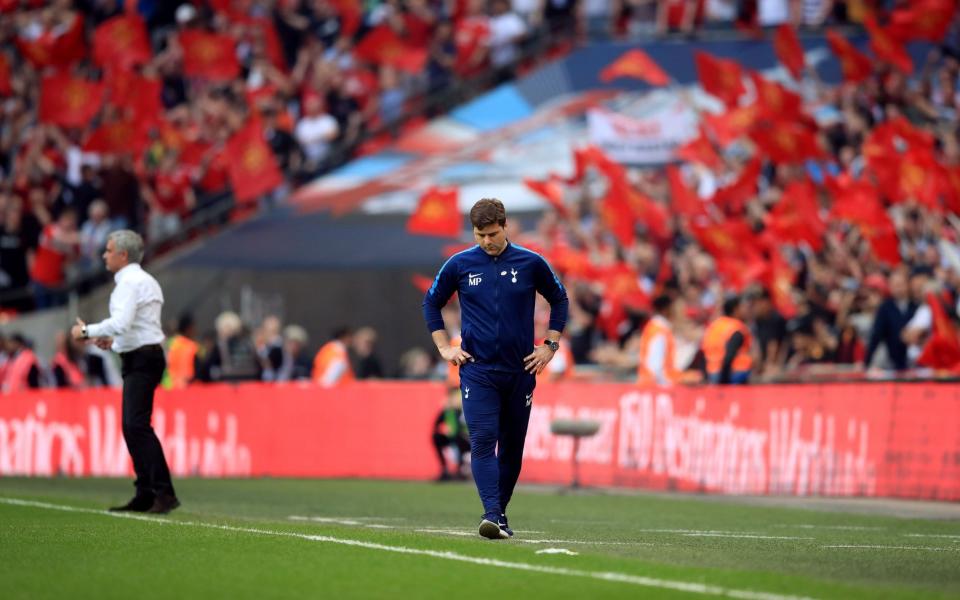 Tottenham lost their second successive FA Cup semi-final, despite taking an early lead at Wembley - PA