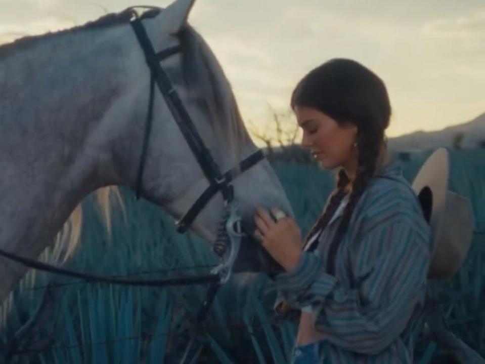 Kendall Jenner in the 818 Tequila ad.