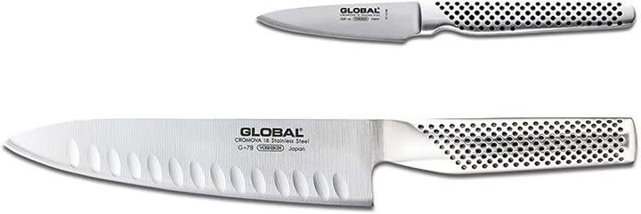 Global two piece knife set