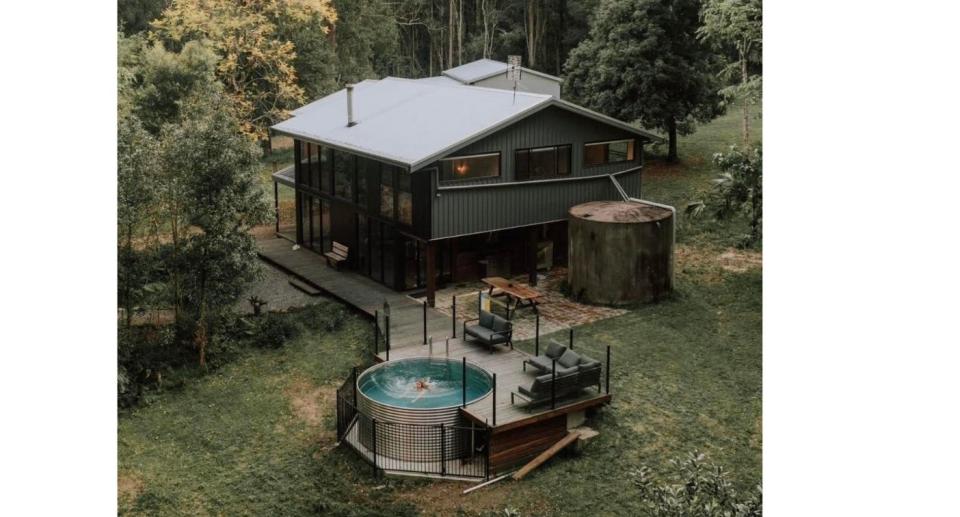 Outback plunge pool on rural property